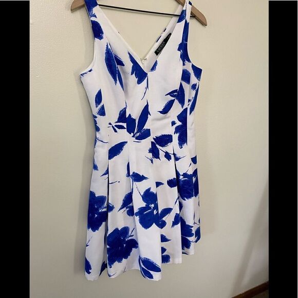 Lauren Ralph Lauren Faille Fit & Flare Dress - Picture 4 of 10